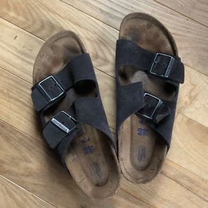 Black Birkenstocks — Lightly Used